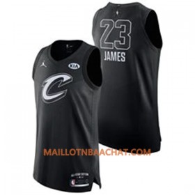 Maillot NBA Cleveland Cavaliers Lebron James 23 2018 All-Star Jordan Brand Noir Swingman - Homme